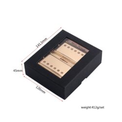 Ensemble de Micros Humbucker pour Guitare - Double Bobine - Micro Manche et Chevalet - Pièces de Rechange pour LP