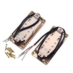 Ensemble de Micros Humbucker pour Guitare - Double Bobine - Micro Manche et Chevalet - Pièces de Rechange pour LP